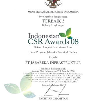 Indonesian CSR Award 2008 Indonesian CSR Award 2008
